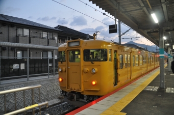 あき亀山駅から中島駅の乗車記録(乗りつぶし)写真