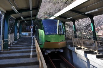 大山ケーブル駅から阿夫利神社駅:鉄道乗車記録の写真