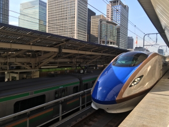 東京駅から新高岡駅の乗車記録(乗りつぶし)写真
