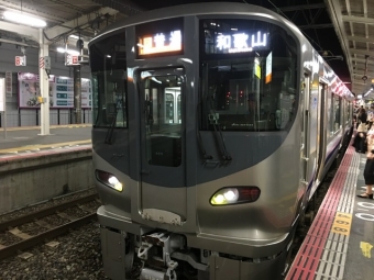 日根野駅から和歌山駅の乗車記録(乗りつぶし)写真