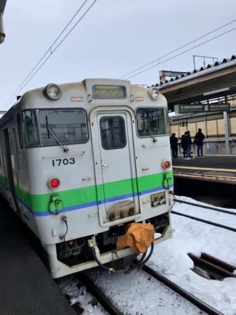 千歳駅から夕張駅:鉄道乗車記録の写真