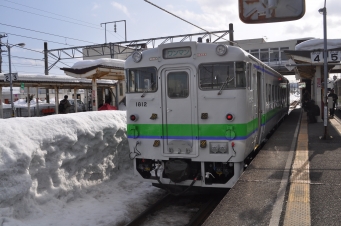 木古内駅から江差駅:鉄道乗車記録の写真