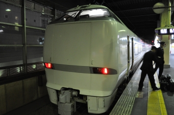 新大阪駅から石動駅の乗車記録(乗りつぶし)写真