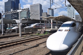 東京駅から名古屋駅の乗車記録(乗りつぶし)写真