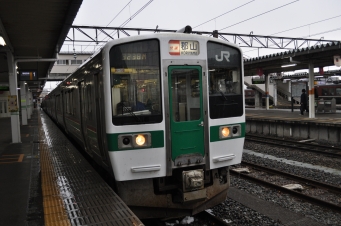 会津若松駅から郡山駅:鉄道乗車記録の写真