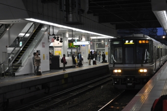 大阪駅から福知山駅の乗車記録(乗りつぶし)写真