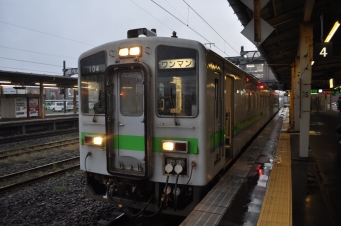 東室蘭駅から苫小牧駅の乗車記録(乗りつぶし)写真