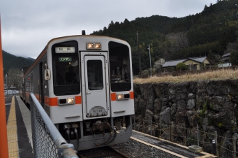 伊勢奥津駅から松阪駅の乗車記録(乗りつぶし)写真