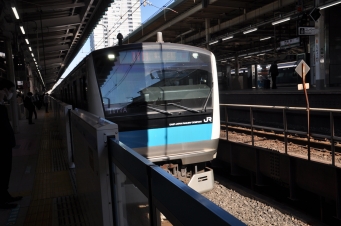 東京駅から蒲田駅の乗車記録(乗りつぶし)写真