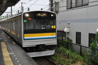安善駅から大川駅の乗車記録(乗りつぶし)写真