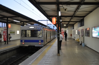 飯坂温泉駅から福島駅の乗車記録(乗りつぶし)写真