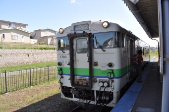 江差駅から木古内駅の乗車記録(乗りつぶし)写真