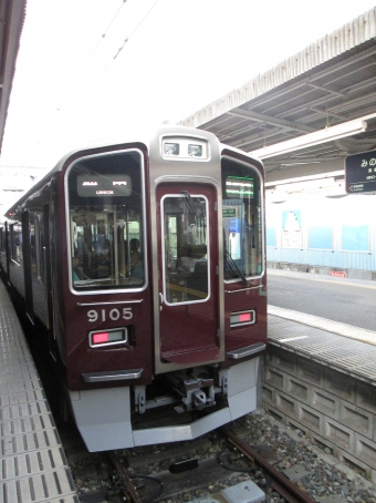 箕面駅から十三駅:鉄道乗車記録の写真