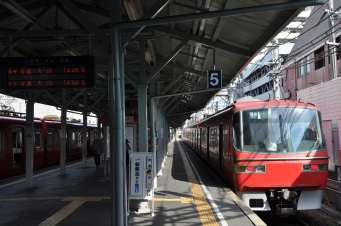 名鉄岐阜駅から犬山駅の乗車記録(乗りつぶし)写真