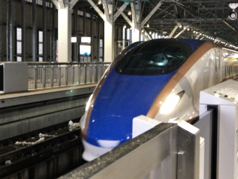富山駅から東京駅の乗車記録(乗りつぶし)写真
