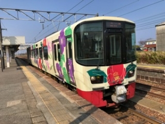 泊駅から越中宮崎駅の乗車記録(乗りつぶし)写真