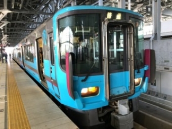 富山駅から越中大門駅の乗車記録(乗りつぶし)写真