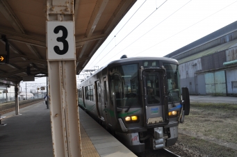 福岡駅から石動駅の乗車記録(乗りつぶし)写真