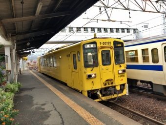 西唐津駅から伊万里駅の乗車記録(乗りつぶし)写真