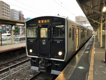 長崎駅から肥前山口駅の乗車記録(乗りつぶし)写真