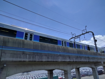 金城ふ頭駅から矢場町駅の乗車記録(乗りつぶし)写真