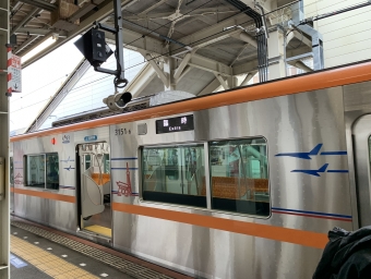 船橋競馬場駅から成田空港駅の乗車記録(乗りつぶし)写真