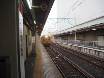 奥羽本線(山形線) 山形駅から新庄駅の乗車記録(乗りつぶし)写真