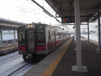 奥羽本線 湯沢駅から大曲駅の乗車記録(乗りつぶし)写真