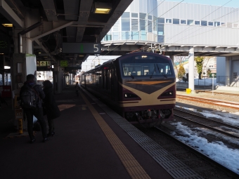 奥羽本線(山形線)  北山形駅から新庄駅の乗車記録(乗りつぶし)写真
