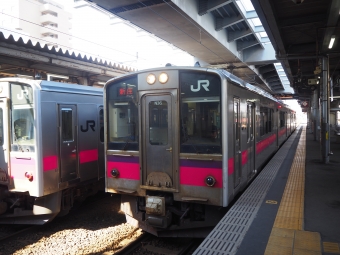 奥羽本線 秋田駅から湯沢駅の乗車記録(乗りつぶし)写真
