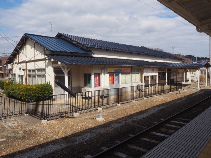 鉄道乗車記録の写真:駅舎・駅施設、様子(4)        「男鹿線 男鹿駅
旧駅舎」