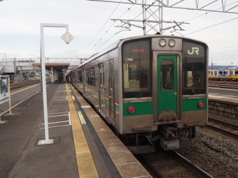 東北本線 小牛田駅から仙台駅の乗車記録(乗りつぶし)写真