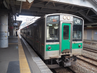 東北本線 福島駅から郡山駅の乗車記録(乗りつぶし)写真