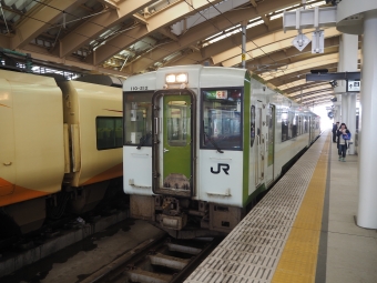 快速べにばな 新潟駅から米沢駅の乗車記録(乗りつぶし)写真