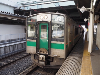 奥羽本線(山形線) 山形駅から新庄駅の乗車記録(乗りつぶし)写真