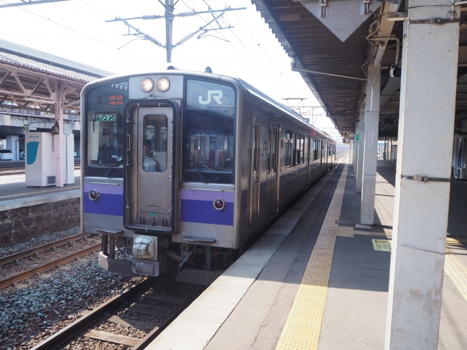 鉄道乗車記録の写真:乗車した列車(外観)(1)     「JR東日本701系電車 クモハ701形(Mc)
クモハ701-1010」