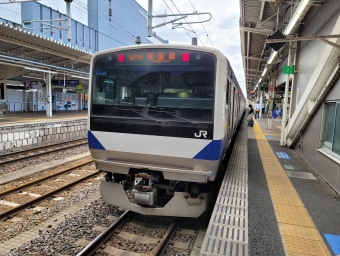 土浦駅から友部駅の乗車記録(乗りつぶし)写真
