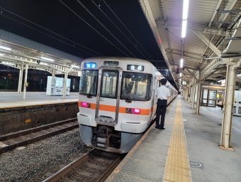 米原駅から岐阜駅の乗車記録(乗りつぶし)写真