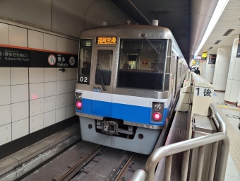 唐人町駅から博多駅の乗車記録(乗りつぶし)写真