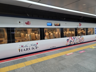 関西空港駅から大阪駅の乗車記録(乗りつぶし)写真