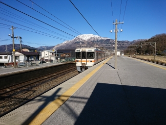 近江長岡駅から米原駅の乗車記録(乗りつぶし)写真