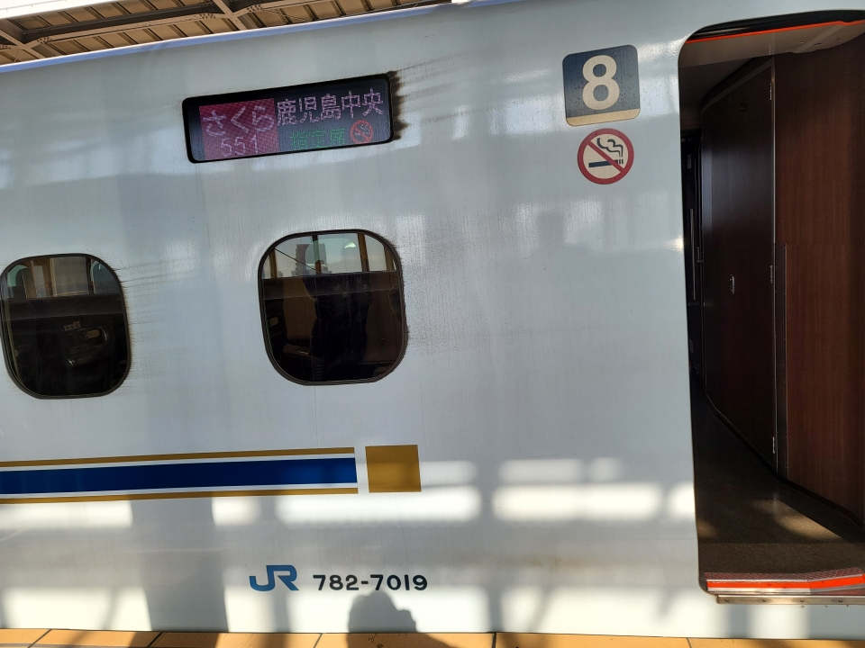 鉄道乗車記録「新大阪駅から岡山駅」乗車した列車(外観)の写真(1) by かつのりん 撮影日時:2021年02月14日