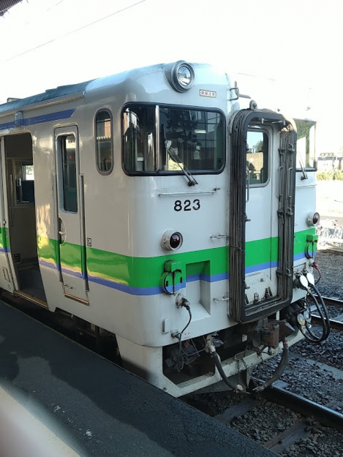 鉄道乗車記録の写真:乗車した列車(外観)(1)        「石狩当別からはキハの出番。
1日1本の新十津川行。」