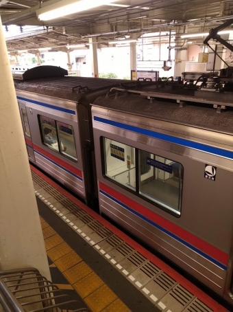 京成津田沼駅からユーカリが丘駅の乗車記録(乗りつぶし)写真
