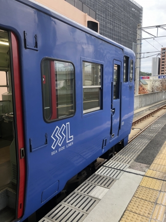 佐世保駅から長崎駅の乗車記録(乗りつぶし)写真