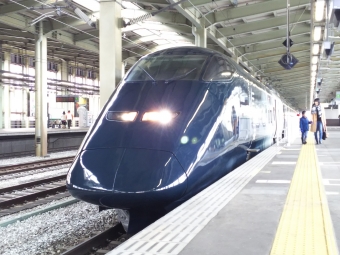 新潟駅から長岡駅の乗車記録(乗りつぶし)写真