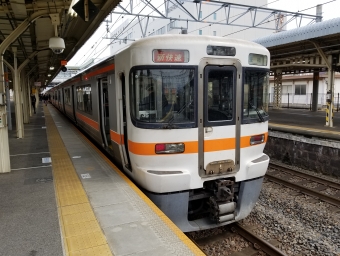大垣駅から豊橋駅の乗車記録(乗りつぶし)写真