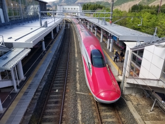 秋田駅から田沢湖駅の乗車記録(乗りつぶし)写真