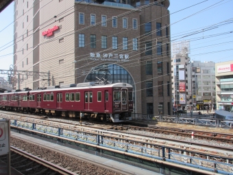 三ノ宮駅から尼崎駅:鉄道乗車記録の写真