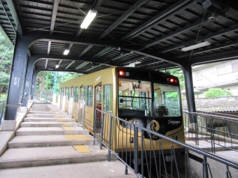 八幡市駅から男山山上駅の乗車記録(乗りつぶし)写真